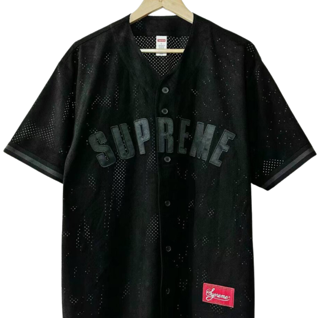 Supreme Don't Hate Baseball Jersey (SS21) - $138