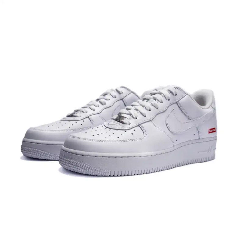 Supreme x Nike Air Force 1 Low Box Logo White