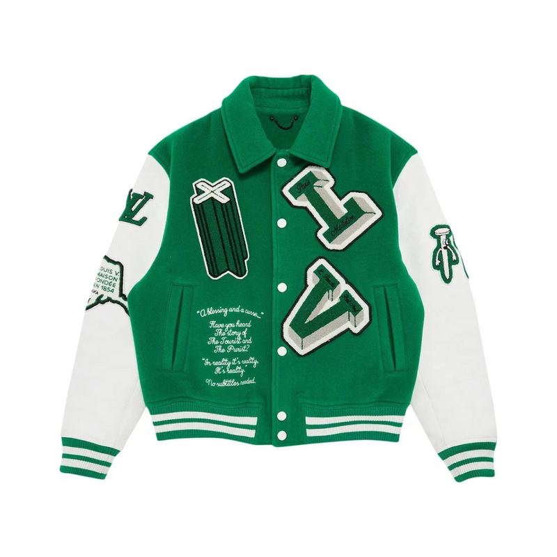 Jaqueta LV Louis Vuitton Varsity - Verde