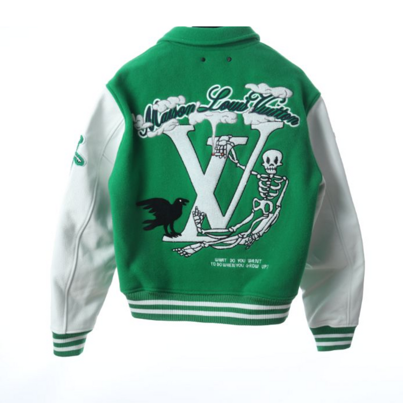 Jaqueta LV Louis Vuitton Varsity - Verde