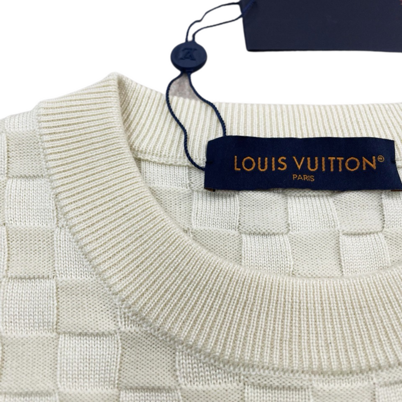 Suéter Clássico Louis Vuitton com Padronagem Damier