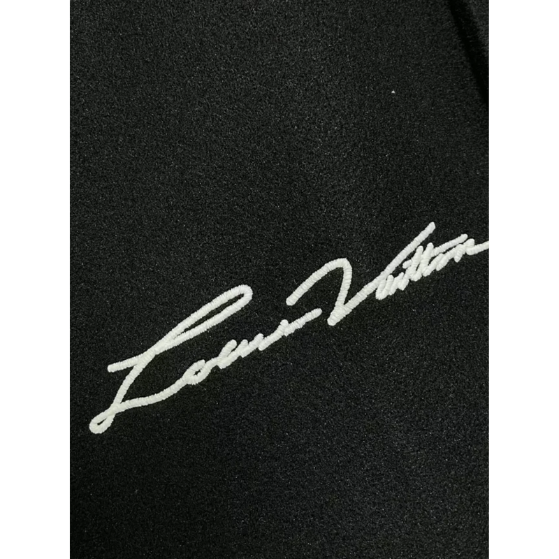 Jaqueta Varsity Louis Vuitton Preto e Branco