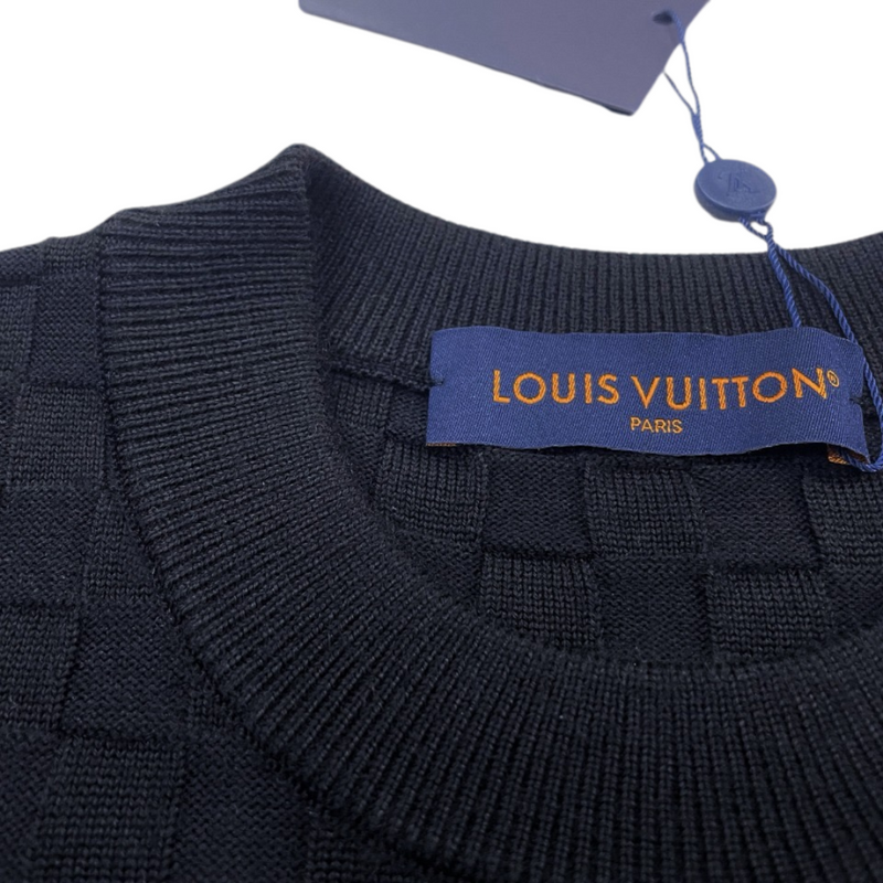 JAQUETA LOUIS VUITTON CARDIGÃ DAMIER SIGNATURE