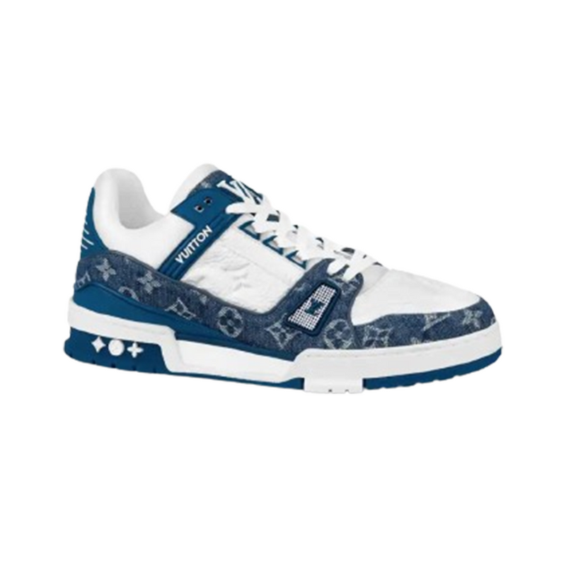 Louis Vuitton Trainer Low Monogram Denim Blue