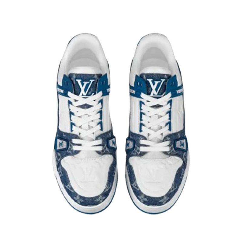 Louis Vuitton Trainer Low Monogram Denim Blue