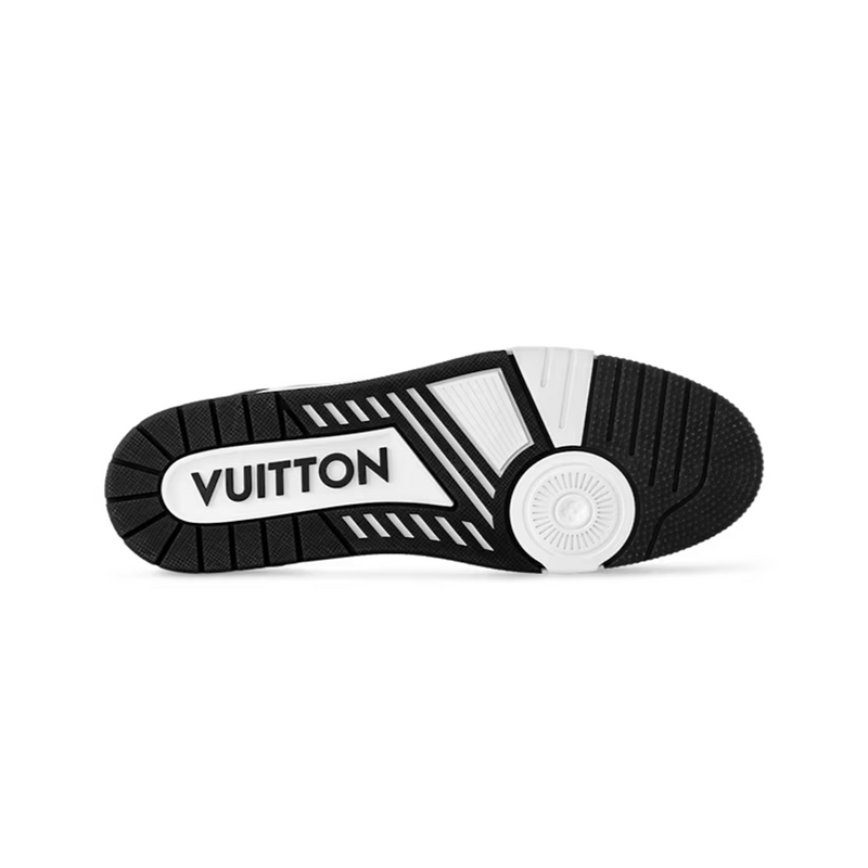 Louis Vuitton Trainer Velcro Strap Monogram Denim "Black White"